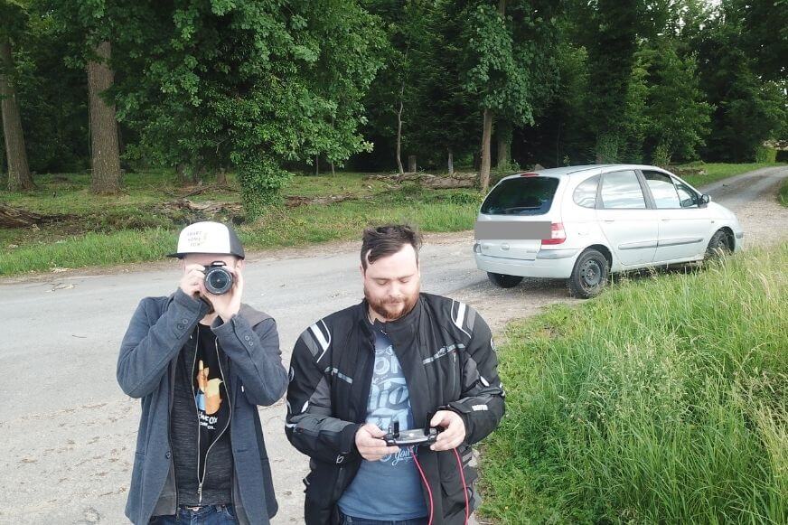 Die First-Person-Fiew von der DJI Mavic Pro Drohne